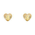 14K Yellow Gold Stud Earring & Solitaire Jewelry - ST574