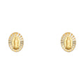 14K Yellow Gold Stud Earring & Solitaire Jewelry - ST575