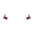 14K Yellow Gold Stud Earring & Solitaire Jewelry - ST591