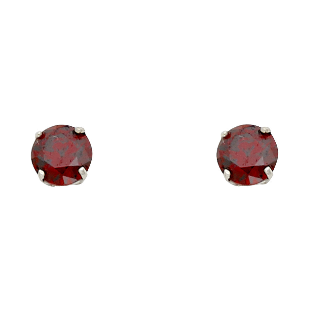 14K Yellow Gold Stud Earring & Solitaire Jewelry 2mm - ST596