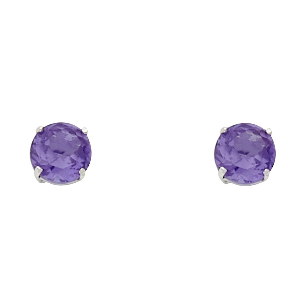 14K Yellow Gold Stud Earring & Solitaire Jewelry 2mm - ST596 - Image 6