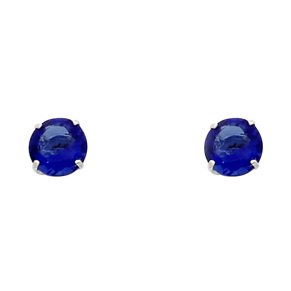 14K Yellow Gold Stud Earring & Solitaire Jewelry 2mm - ST596 - Image 9