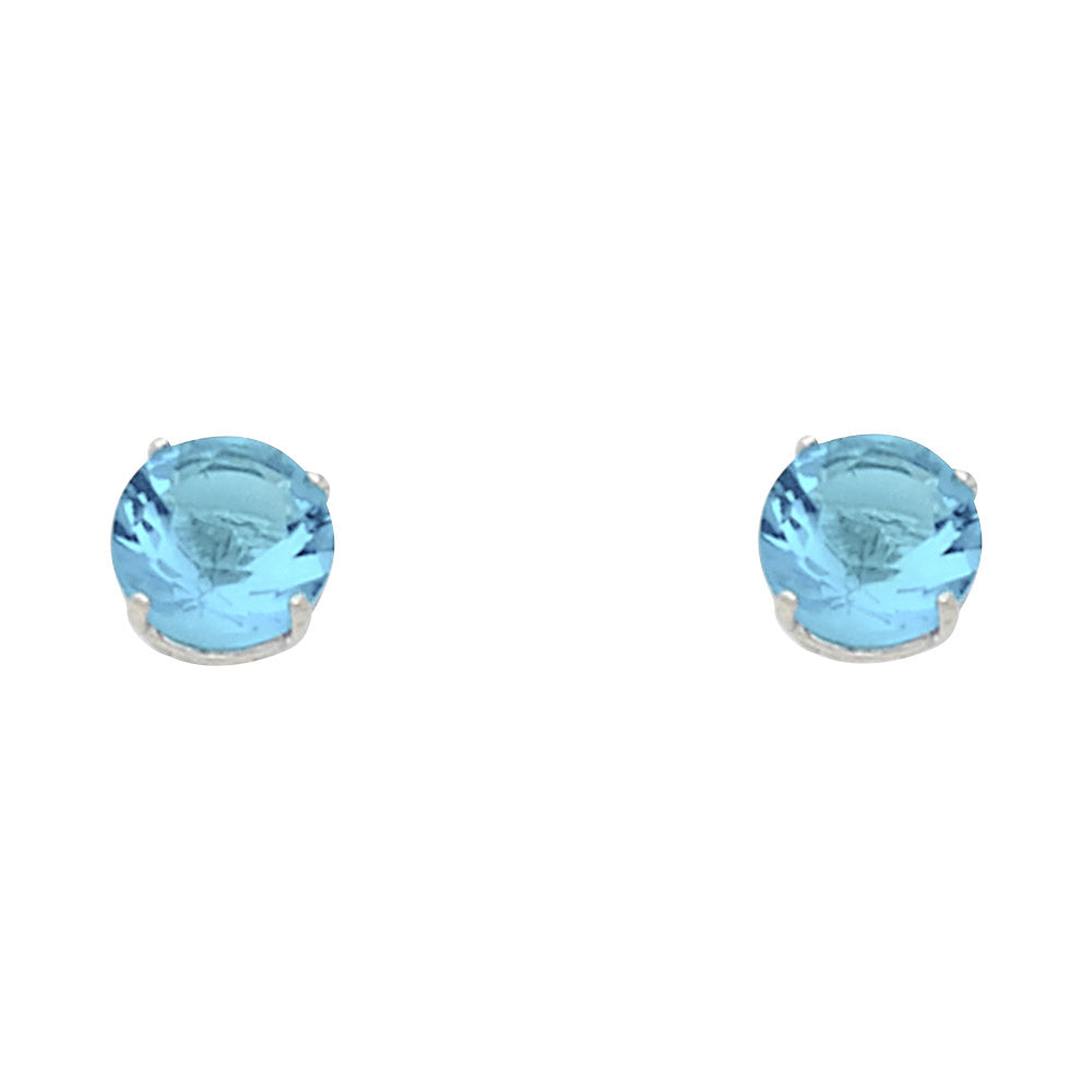 14K Yellow Gold Stud Earring & Solitaire Jewelry 2mm - ST596 - Image 12