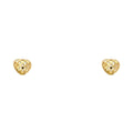 14K Yellow Gold Stud Earring & Solitaire Jewelry - ST606