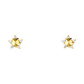 14K Yellow Gold Stud Earring & Solitaire Jewelry - ST620
