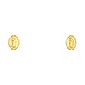 14K Yellow Gold Stud Earring & Solitaire Jewelry - ST645