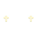 14K Yellow Gold Stud Earring & Solitaire Jewelry - ST652