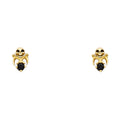 14K Yellow Gold Stud Earring & Solitaire Jewelry - ST653