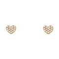 14K Yellow Gold Stud Earring & Solitaire Jewelry - ST674
