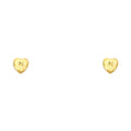 14K Yellow Gold Stud Earring & Solitaire Jewelry - ST677