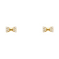 14K Yellow Gold Stud Earring & Solitaire Jewelry - ST683
