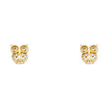 14K Yellow Gold Stud Earring & Solitaire Jewelry - ST708