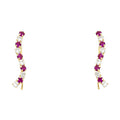 14K Yellow Gold Dangling, Telephone & Nose Jewelry - ST771