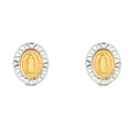 14K Yellow Gold Stud Earring & Solitaire Jewelry - ST782