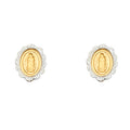 14K Yellow Gold Stud Earring & Solitaire Jewelry - ST783