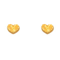 14K Yellow Gold Stud Earring & Solitaire Jewelry - ST788