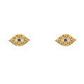14K Yellow Gold Stud Earring & Solitaire Jewelry - ST796