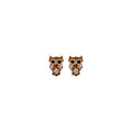 14K Yellow Gold Stud Earring & Solitaire Jewelry - ST800