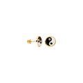 14K Yellow Gold Stud Earring & Solitaire Jewelry - ST804