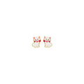 14K Yellow Gold Stud Earring & Solitaire Jewelry - ST805