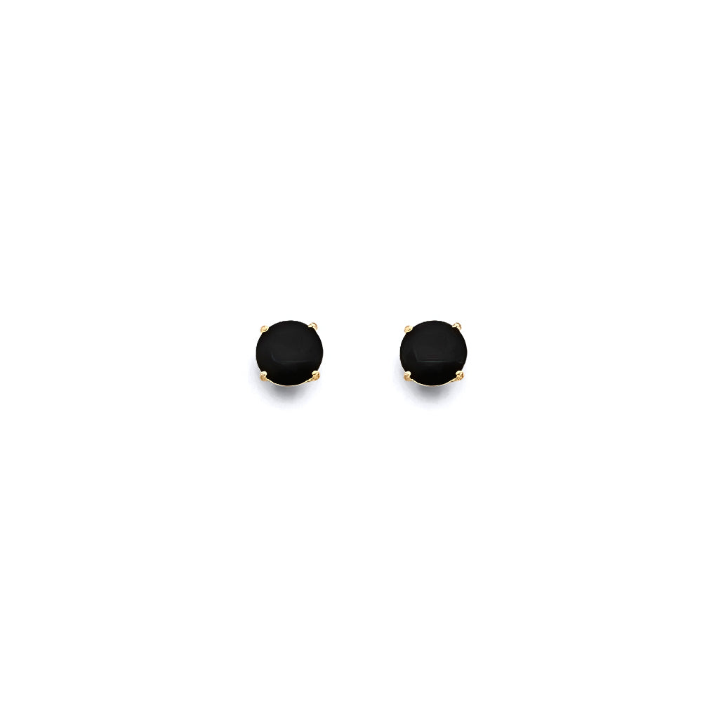 14K Yellow Gold Stud Earring & Solitaire Jewelry 2mm - ST815