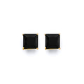 14K Yellow Gold Stud Earring & Solitaire Jewelry 3mm - ST823