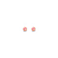 14K Yellow Gold Stud Earring & Solitaire Jewelry 3mm - ST824