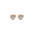 14K Yellow Gold Stud Earring & Solitaire Jewelry - ST826