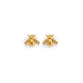 14K Yellow Gold Stud Earring & Solitaire Jewelry - ST835