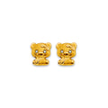 14K Yellow Gold Stud Earring & Solitaire Jewelry - ST838