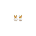 14K Yellow Gold Stud Earring & Solitaire Jewelry - ST840