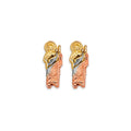 14K Yellow Gold Stud Earring & Solitaire Jewelry - ST844