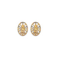 14K Yellow Gold Stud Earring & Solitaire Jewelry - ST845