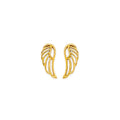 14K Yellow Gold Stud Earring & Solitaire Jewelry - ST861