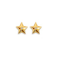 14K Yellow Gold Stud Earring & Solitaire Jewelry - ST871
