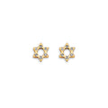 14K Yellow Gold Stud Earring & Solitaire Jewelry - ST872