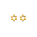 14K Yellow Gold Stud Earring & Solitaire Jewelry - ST873