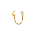 14K Yellow Gold Dangling, Telephone & Nose Jewelry - ST891