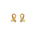 14K Yellow Gold Stud Earring & Solitaire Jewelry - ST896