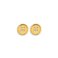 14K Yellow Gold Stud Earring & Solitaire Jewelry - ST897