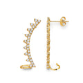 14K Yellow Gold Dangling, Telephone & Nose Jewelry - ST905