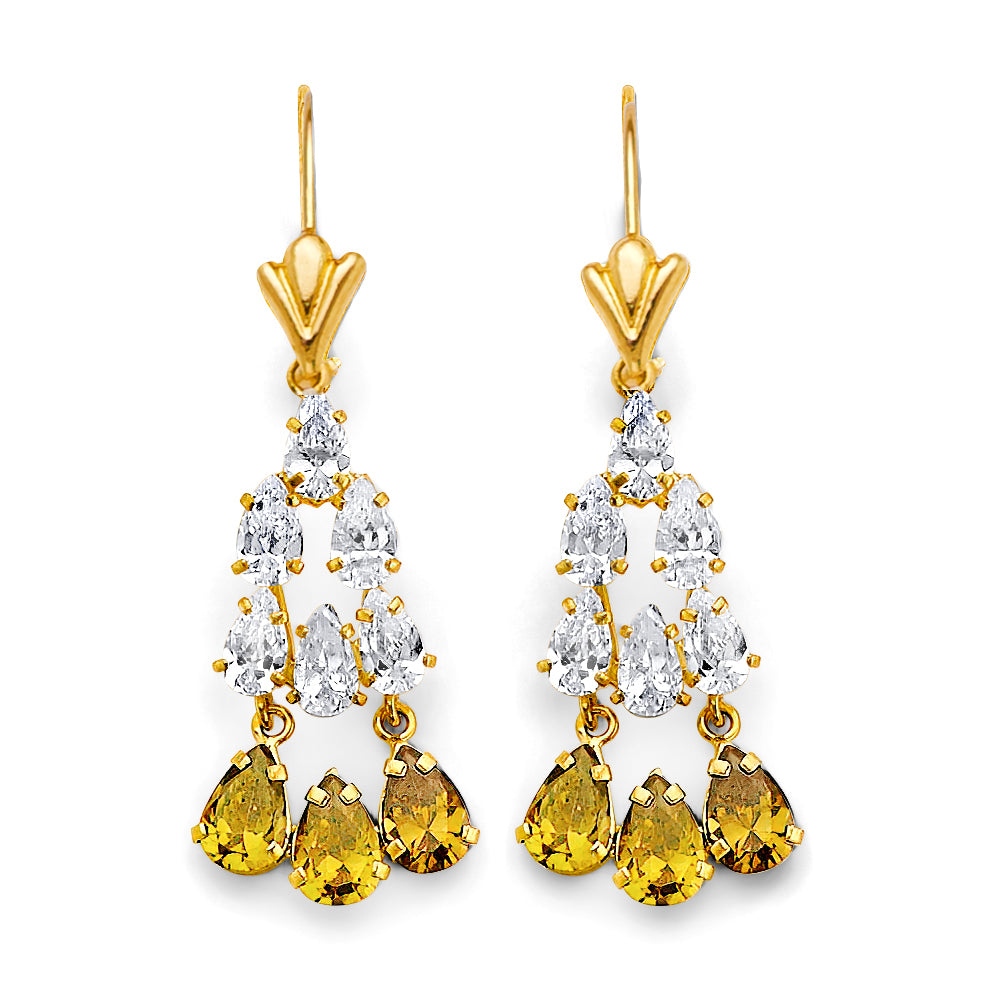 14K Yellow Gold Dangling, Telephone & Nose Jewelry - ST908