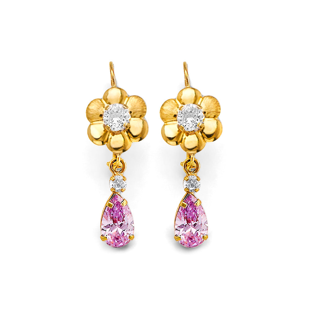 14K Yellow Gold Dangling, Telephone & Nose Jewelry - ST909