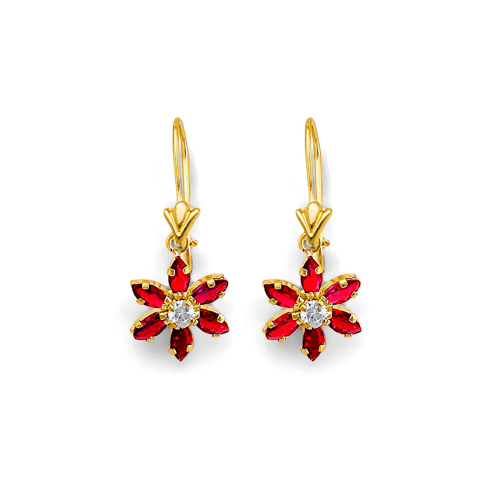 14K Yellow Gold Dangling, Telephone & Nose Jewelry - ST911